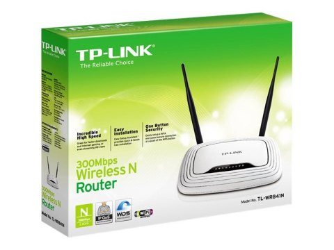 TP-Link TL-WR841N 300Mbps Wireless N Router - Router bezprzewodowy przełącznik 4-portowy 2,4 GHz