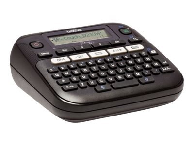 Brother P-Touch PT-D210VP - Drukarka do etykiet - czarno-biały - termotransferowa - Roll (1,2 cm) - 180 dpi - do 20 mm/sek - 2 l