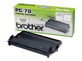 Brother PC70 - Kaseta z taśmą drukującą - dla FAX-645, 685MC, 727, 737MC, T72, T74, T76, T78, T84, T86