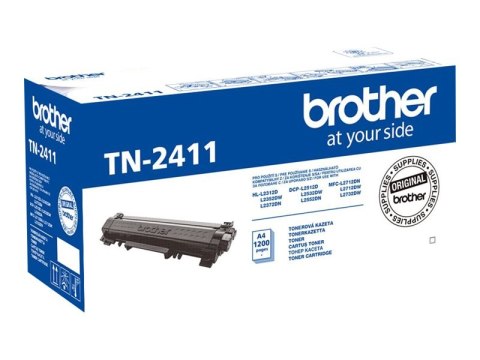 Brother TN2411 - Czarny - oryginał - Toner - dla Brother DCP-L2512, L2532, L2552, HL-L2312, L2352, L2372, MFC-L2712, L2732, L275