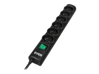 EVER OPTIMA - Zabezpieczenie przed przepięciem - AC 250 V - złącza wyjściowe: 6 - 5 m przewód