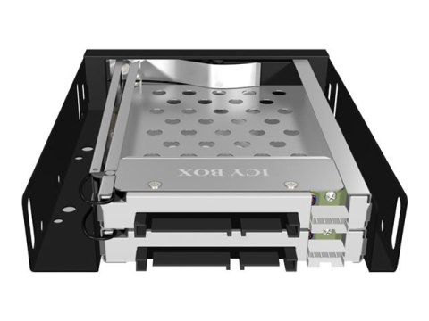 ICY BOX IB-2227StS - Klatka na dyski twarde - 2.5" - czarny