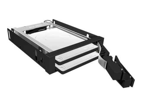 ICY BOX IB-2227StS - Klatka na dyski twarde - 2.5" - czarny