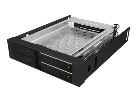 ICY BOX IB-2227StS - Klatka na dyski twarde - 2.5" - czarny