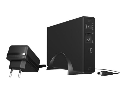ICY BOX IB-377-C31 - Obudowa pamięci - 3.5" - SATA 6Gb/s - USB 3.1 (Gen 2) - czarny