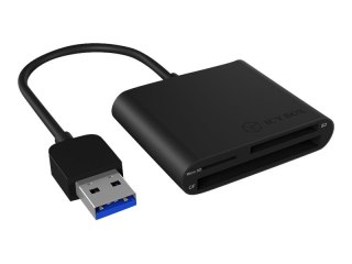 ICY BOX IB-CR301-U3 - Czytnik kart (SD, microSD, SDHC, Karta Pamięci SDXC, SDXC UHS-I, SDHC UHS-I, CF I, CF) - USB 3.0