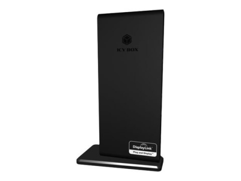 ICY BOX IB-DK2241AC - Stacja dokująca - USB - DVI, HDMI - 1GbE