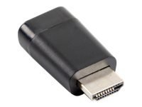 Lanberg - Adapter wideo - HDMI męski do HD-15 (VGA) żeński - czarny