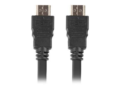 Lanberg - Duża szybkość - kabel HDMI z Ethernet - HDMI męski do HDMI męski - 20 m - czarny - obsługa 4K