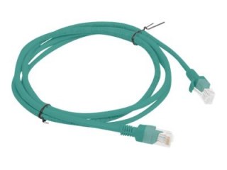 Lanberg - Kabel krosowy - RJ-45 (M) do RJ-45 (M) - 1.5 m - UTP - CAT 5e - nieruchomy - zielony, RAL 6024