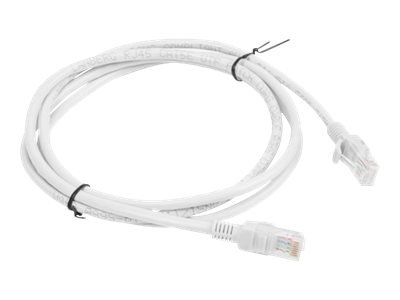 Lanberg - Kabel krosowy - RJ-45 (M) do RJ-45 (M) - 1.5 m - UTP - CAT 5e - odlewany, bez wystających elementów, nieruchomy - szar