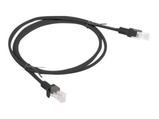 Lanberg - Kabel krosowy - RJ-45 (M) do RJ-45 (M) - 1 m - 5.4 mm - UTP - CAT 6 - odlewany, bez wystających elementów, nieruchomy 