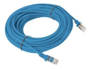 Lanberg - Kabel krosowy - RJ-45 (M) do RJ-45 (M) - 10 m - UTP - CAT 6 - odlewany, bez wystających elementów, nieruchomy - niebie