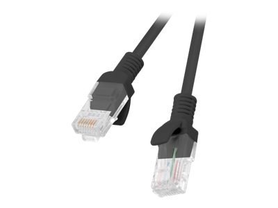 Lanberg - Kabel krosowy - RJ-45 (M) do RJ-45 (M) - 20 m - UTP - CAT 6 - nieruchomy - czarny, RAL 9004