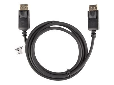 Lanberg - Kabel portu wyświetlacza - DisplayPort 20-pin (M) do DisplayPort 20-pin (M) - DisplayPort 1.2 - 300 V - 1.8 m - obsług