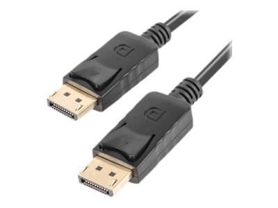 Lanberg - Kabel portu wyświetlacza - DisplayPort 20-pin (M) do DisplayPort 20-pin (M) - DisplayPort 1.2 - 300 V - 3 m - obsługa 