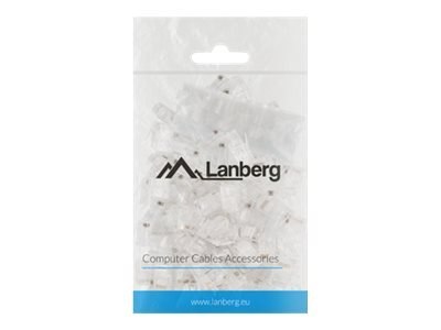 Lanberg - Złącze sieciowe - RJ-45 (M) - UTP - CAT 6 (pakiet 100)
