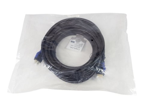 LogiLink High Speed with Ethernet - Kabel HDMI z Ethernet - HDMI męski do HDMI męski - 7.5 m - czarny - obsługa 4K