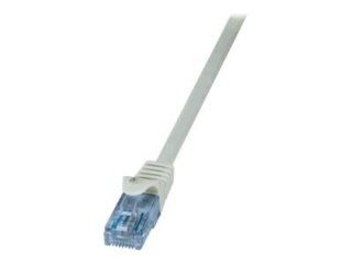 LogiLink Home EconLine - Kabel krosowy - RJ-45 (M) do RJ-45 (M) - 2 m - UTP - CAT 6a - szary