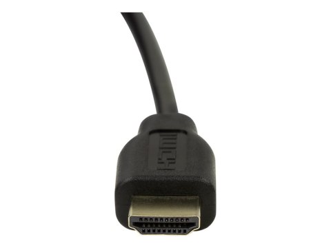 LogiLink - Kabel HDMI z Ethernet - HDMI męski do HDMI męski - 20 cm