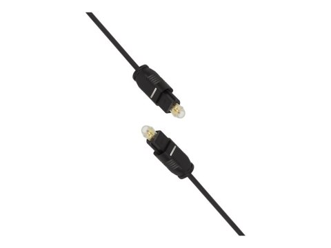 LogiLink - Kabel cyfrowy audio (optyczny) - optyczny TOS link męski do optyczny TOS link męski - 50 cm - światłowód - czarny