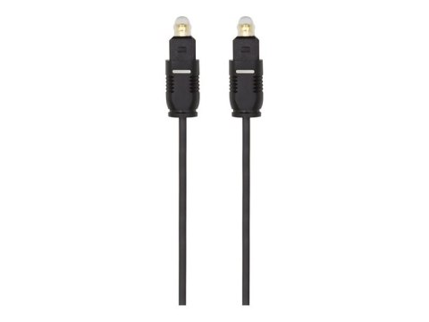 LogiLink - Kabel cyfrowy audio (optyczny) - optyczny TOS link męski do optyczny TOS link męski - 50 cm - światłowód - czarny