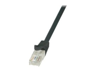 LogiLink - Kabel krosowy - RJ-45 (M) do RJ-45 (M) - 10 m - UTP - CAT 5e - czarny