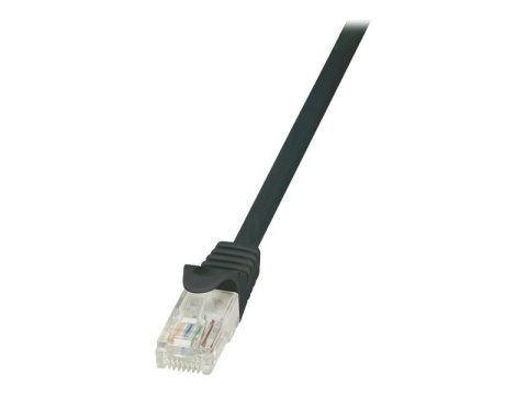 LogiLink - Kabel krosowy - RJ-45 (M) do RJ-45 (M) - 2 m - UTP - CAT 5e - czarny