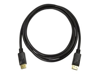 LogiLink - Kabel portu wyświetlacza - DisplayPort 20-pin (M) z zatrzaskiem do DisplayPort 20-pin (M) z zatrzaskiem - DisplayPort
