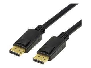 LogiLink - Kabel portu wyświetlacza - DisplayPort 20-pin (M) z zatrzaskiem do DisplayPort 20-pin (M) z zatrzaskiem - DisplayPort