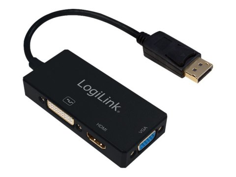 LogiLink - Konwerter wideo - DisplayPort - DVI, HDMI, VGA