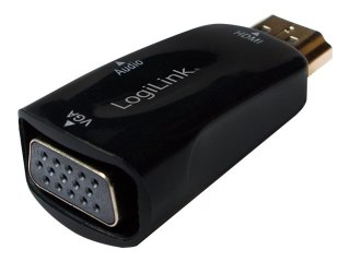 LogiLink - Konwerter wideo - HDMI - VGA - czarny