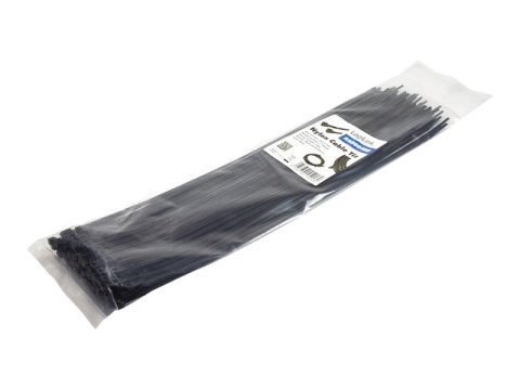 LogiLink - Opaska zaciskowa - 40 cm - czarny (pakiet 100)