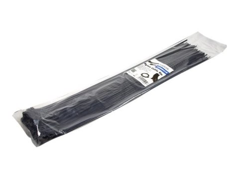 LogiLink - Opaska zaciskowa - 50 cm - czarny (pakiet 100)