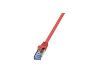 LogiLink PrimeLine - Kabel krosowy - RJ-45 (M) do RJ-45 (M) - 1.5 m - SFTP, PiMF - CAT 6a - bezhalogenowe, bez wystających eleme