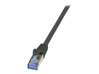 LogiLink PrimeLine - Kabel krosowy - RJ-45 (M) do RJ-45 (M) - 1.5 m - SFTP, PiMF - CAT 6a - bezhalogenowe, odlewany, bez wystają