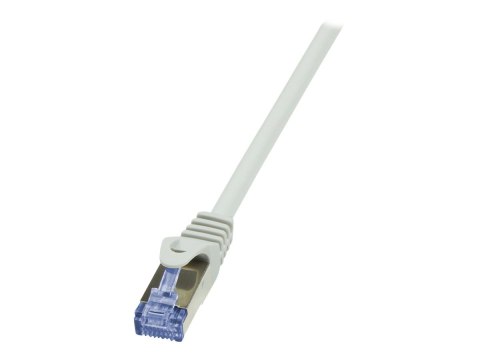 LogiLink PrimeLine - Kabel krosowy - RJ-45 (M) do RJ-45 (M) - 1.5 m - SFTP, PiMF - CAT 6a - bezhalogenowe, odlewany, bez wystają