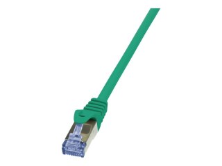 LogiLink PrimeLine - Kabel krosowy - RJ-45 (M) do RJ-45 (M) - 1.5 m - SFTP, PiMF - CAT 6a - bezhalogenowe - zielony
