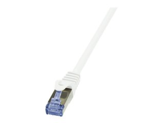 LogiLink PrimeLine - Kabel krosowy - RJ-45 (M) do RJ-45 (M) - 25 cm - SFTP, PiMF - CAT 6a - bezhalogenowe - szary