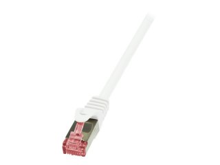 LogiLink PrimeLine - Kabel krosowy - RJ-45 (M) do RJ-45 (M) - 30 m - SFTP - CAT 6 - odlewany - biały