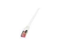 LogiLink PrimeLine - Kabel krosowy - RJ-45 (M) do RJ-45 (M) - 5 m - SFTP, PiMF - CAT 6 - bezhalogenowe, odlewany, bez wystającyc