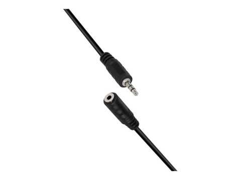LogiLink - Przedłużacz do audio - mini-phone stereo 3.5 mm żeński do mini-phone stereo 3.5 mm męski - 3 m - czarny