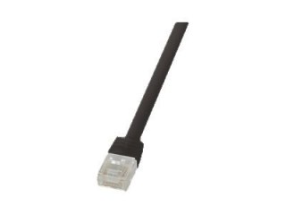 LogiLink SlimLine - Kabel krosowy - RJ-45 (M) do RJ-45 (M) - 5 m - UTP - CAT 6 - płaski - czarny