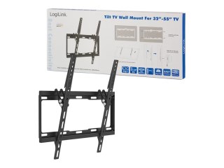 LogiLink - Uchwyt - dla panel płaski - lita stal prasowana na zimno - rozmiar ekranu: 32"-55" - montaż na ścianie