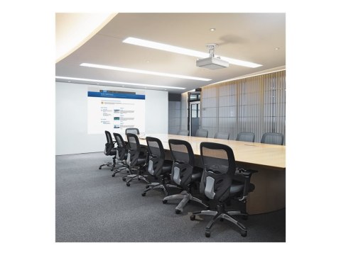 LogiLink - Uchwyt - dla projektor - aluminium, stal - biały - montaż na suficie