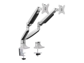 LogiLink - Zestaw do montażu - ramię regulowane - dla 2 monitory - aluminium, stal walcowana na zimno - rozmiar ekranu: 13"-32" 