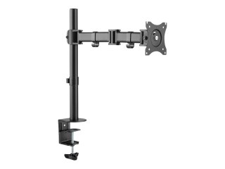 LogiLink - Zestaw do montażu - ramię regulowane - dla wyświetlacz LCD - lita stal prasowana na zimno - rozmiar ekranu: 13"-27" -