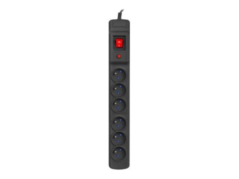 Armac Multi M6 - Linka zasilania - AC 230 V - 3680 wat - wejście: zasilanie - złącza wyjściowe: 6 (6 x 3 bieguny) - 4.5 m przewó