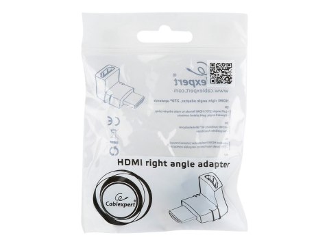 Cablexpert A-HDMI270-FML - Adapter HDMI - HDMI męski prosty do HDMI żeński kątowy