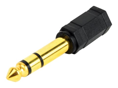 Cablexpert - Adapter audio - jack stereo męski do mini jack żeński - czarny